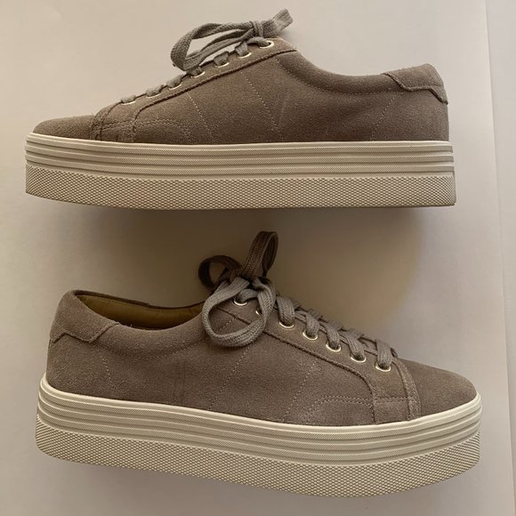 Marc Fisher LTD Mlemmy Platrform Suede Sneaker - Picture 1 of 5